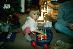 Playing her piano