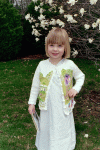 Maeve's Easter dress