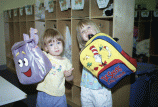 Maeve and Hilde have backpacks