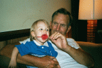 Ice pop with Grandpa